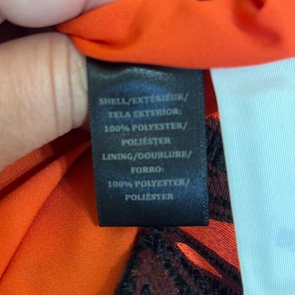 Ann Taylor Floral Jacquard Embroidery Mini Skirt Size 6 Orange Preppy Academia - Picture 7 of 7